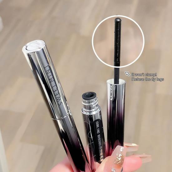 1/2Pcs 2g Women Mascara Waterproof Long Lasting Smudge-proof Lengthening Volumizing Curling Eyelashes Cream Beginner