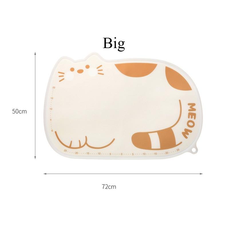 Large Non-Slip Silicone Pastry Mat - Food Grade Dough Rolling Pad, Anti-Slip Kitchen Baking Mat & Reusable Cookie Pastry Board