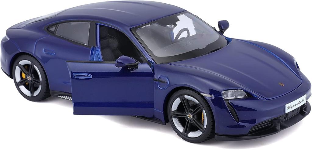 BURAGO Porsche Taycan Mini Car 1/24 BURAGO TAYCAN 2019 (Blue)