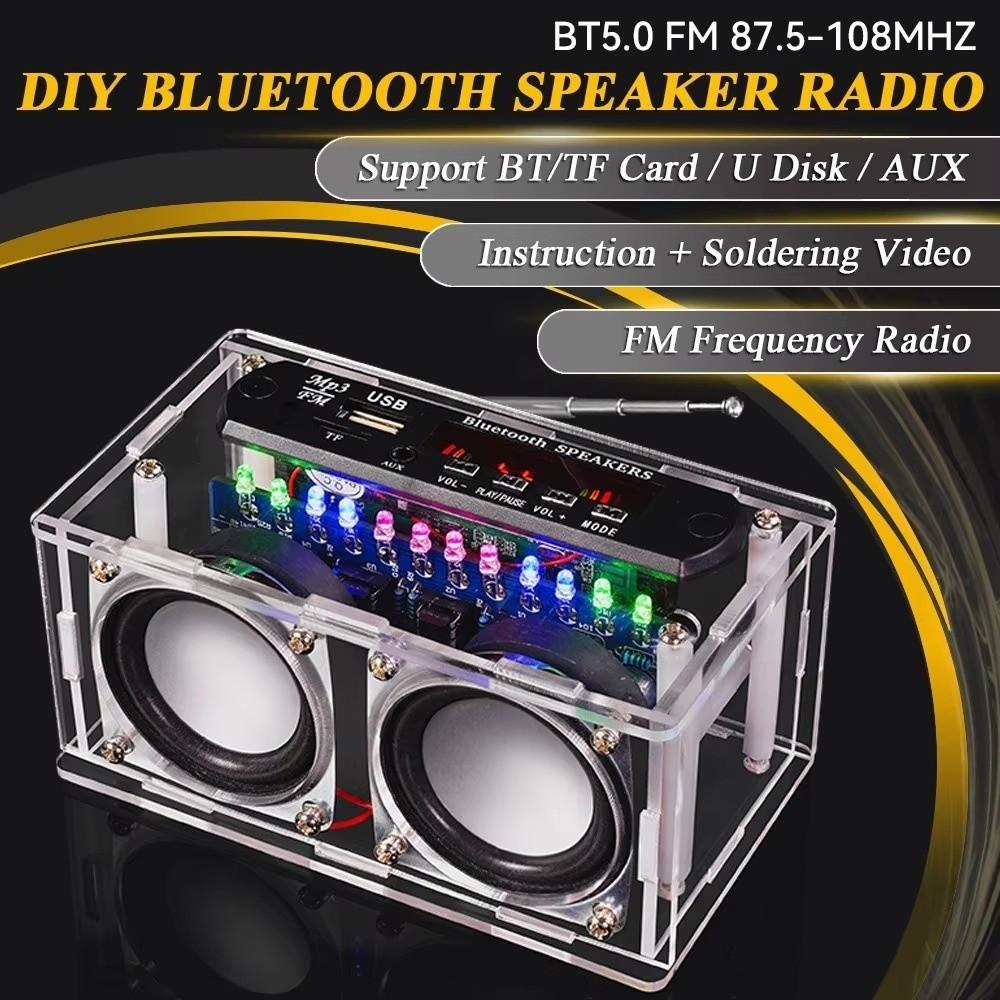 DIY Soldering DIY FM Radio Kit 87.5-108MHZ DIY Speaker Kit  Electronic Kit