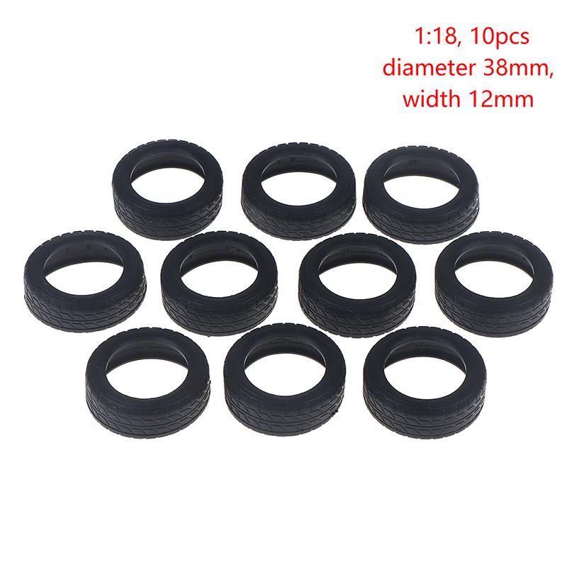 10/20/50Pcs 1/18 1/24 1/43 Tire Skin Car Model Miniature Scene Display Accessories For Model Lovers Collection Gifts