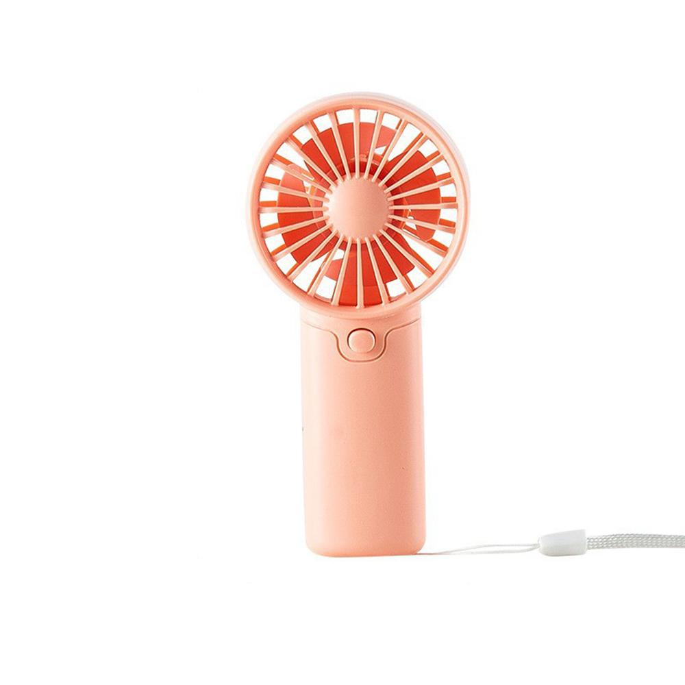 

1PC Cartoon Mini Office Handheld Small Fan, Battery-Powered Portable High-Power Electric Fan (Battery Not Included) Others розовый