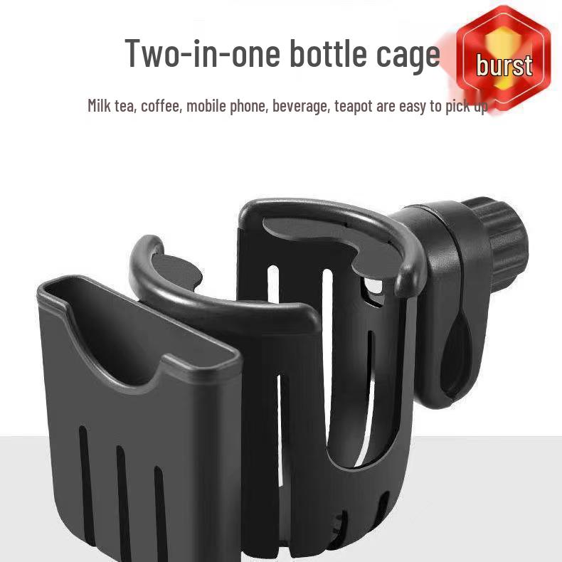 Electric Motorcycle & Bike Portable Cup Holder: Battery, Phone, Kids' Bicycle, Kettle, Milk Tea Holder.