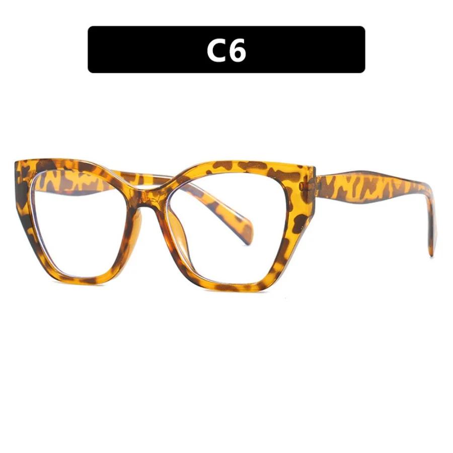 

Новые женские очки кошачий глаз оправа модный тренд ретро плоское зеркало сращивание анти-синий свет очки мужские декоративные простые очки