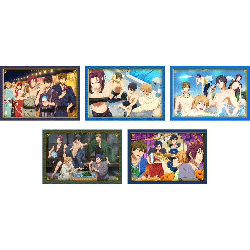 Chao Key Wan Boys' Swimming Club Anime Postcard Set 2D Merchandise