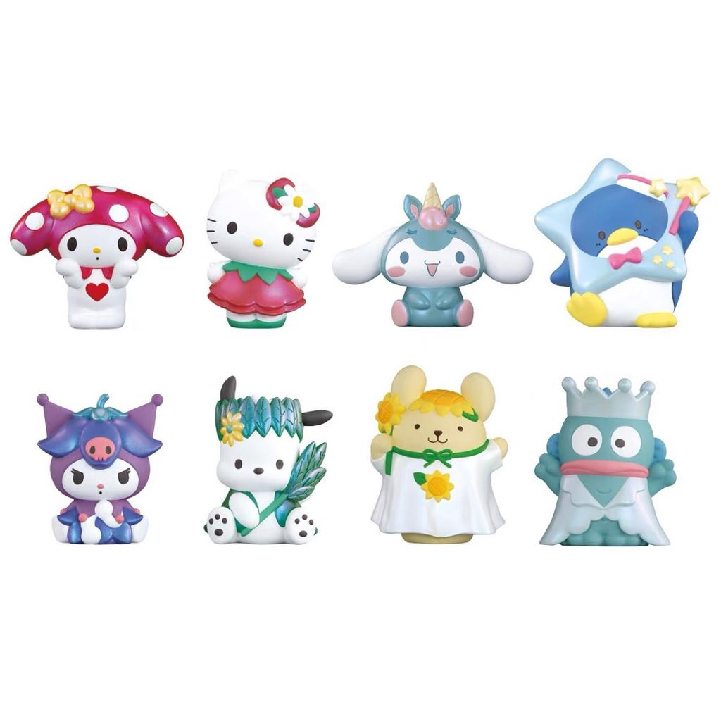 Bandai Original Shokugan Sanrio Friends 3rd Kuromi Pompompurin pochacco hangyodon Figure Collectible Toys Cute Home Decor Gift