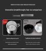 316 Stainless Steel Men's Large Capacity Insulated Outdoor Travel Mug with Tea & Water Separation, Custom Logo