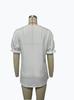 2023 Summer Women's European and American Fashion Hollow Short-Sleeve Shirt