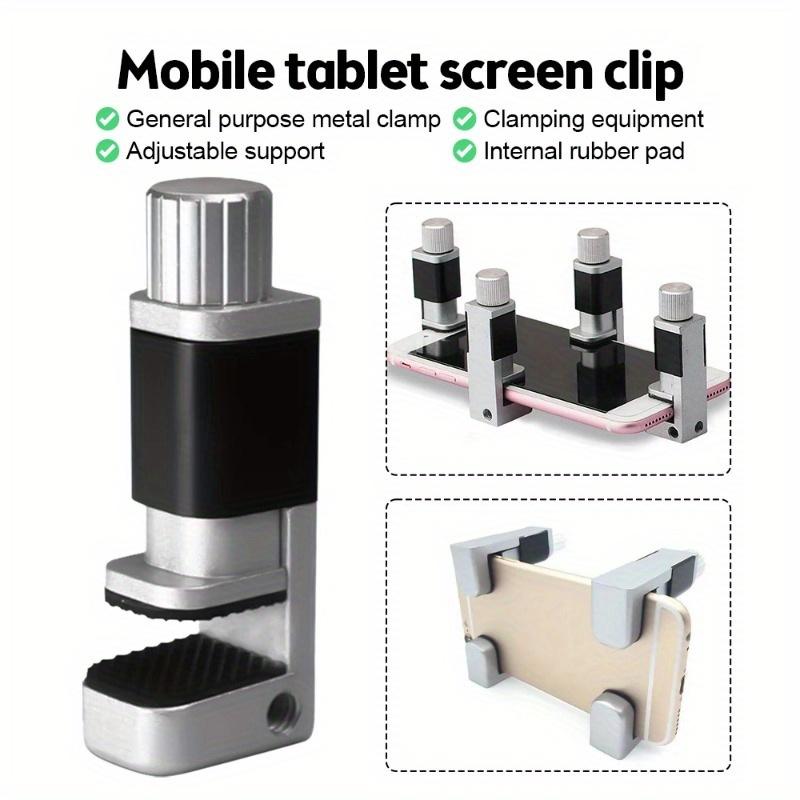 4Pcs/set Clamp Holder Adjustable Mobile Phone Repair Tool LCD Display Screen Fastening Clip Tabllet Accessories Mobile Phone Screen Press