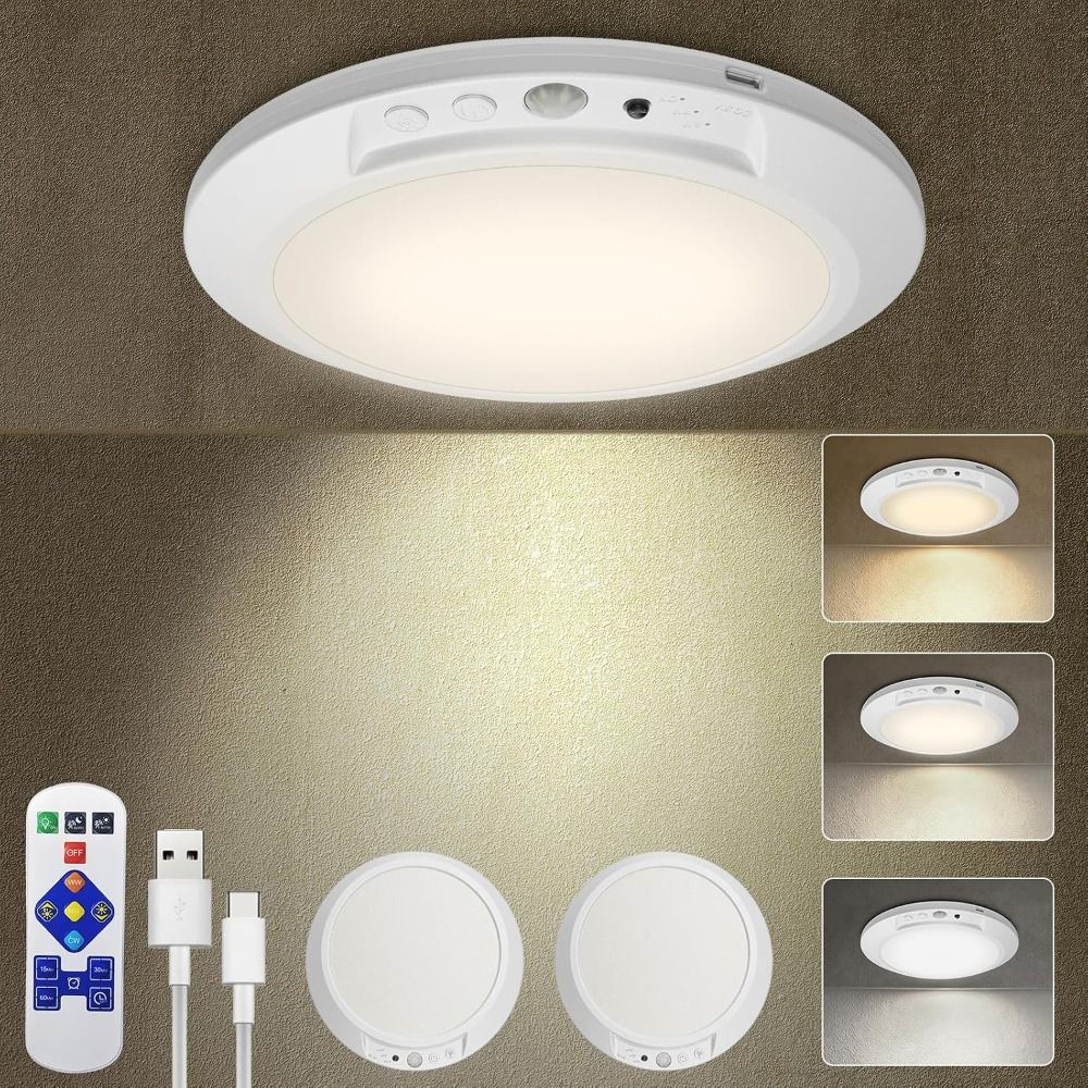 Motion Sensor Body Sensor Light Automatic Ceiling Light Magnetic LED Ceiling Light Staircase