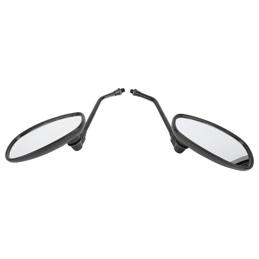 1 Pair Motorcycle Rear View Mirror 360 Degree Adjustable Handlebar Side Mirror with M8 M10 Threaded