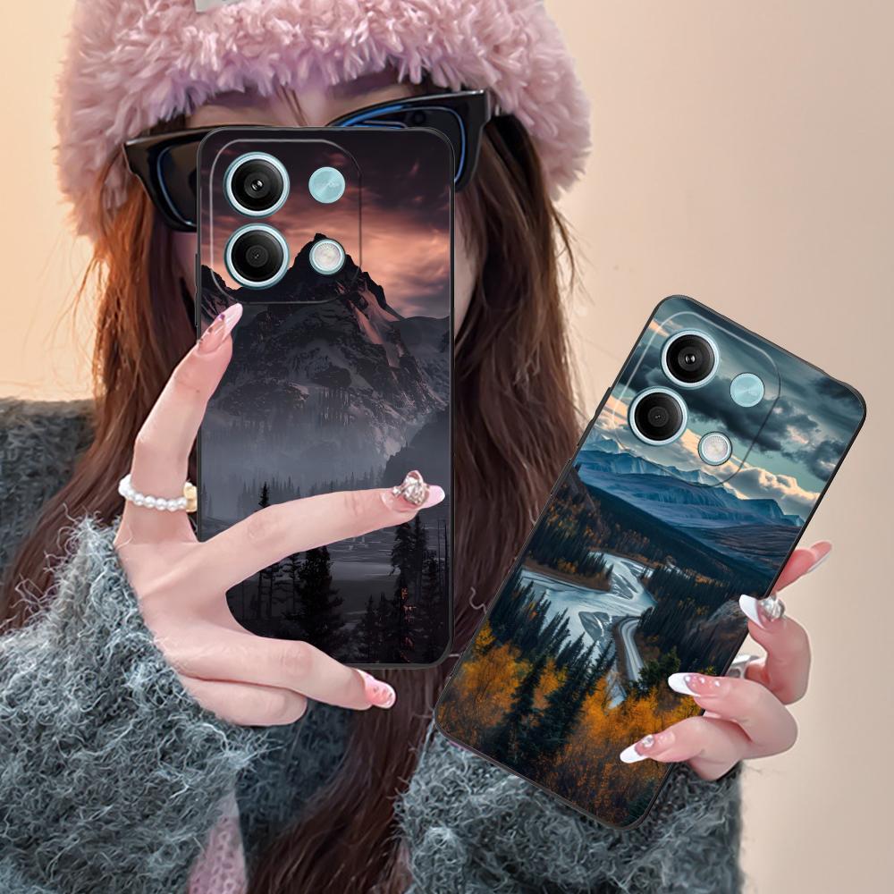 Mountain Forest Mobile Phone Case for POCO F7 F6 F5 F4 F3 F2 Pro GT C75 C71 C65 C61 C40 Pro Ultra Colorful Printing Cover Cover