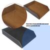 File Storage Tray Desk Organizers File Holders For A4 Documents Combining Textured PU Leather Surfaces And Sturdy Base