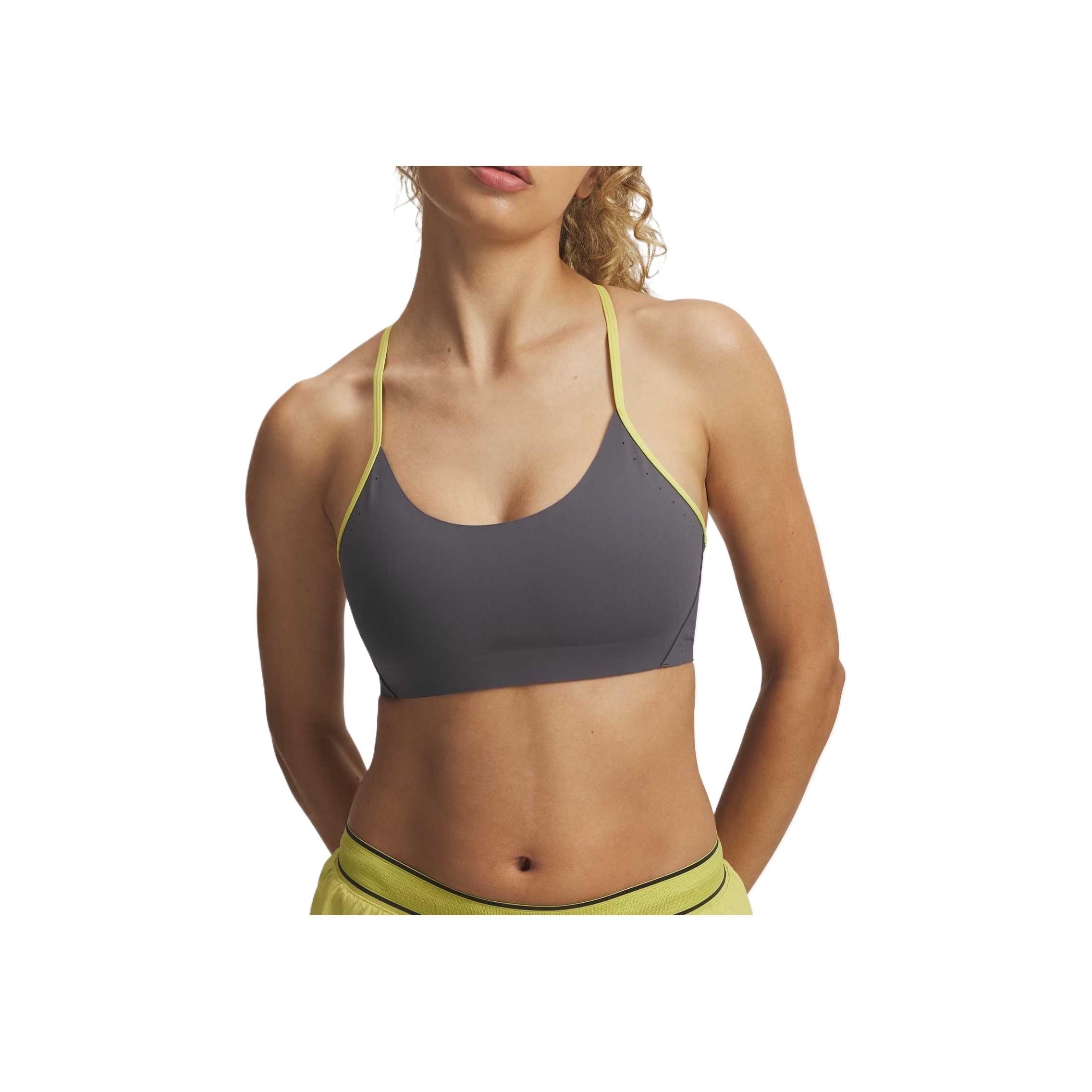 

Under Armour Halo Bonded Fashion Трендовый Универсальный Спортивный Бюстгальтер Женское Белье 6009068-025 XL