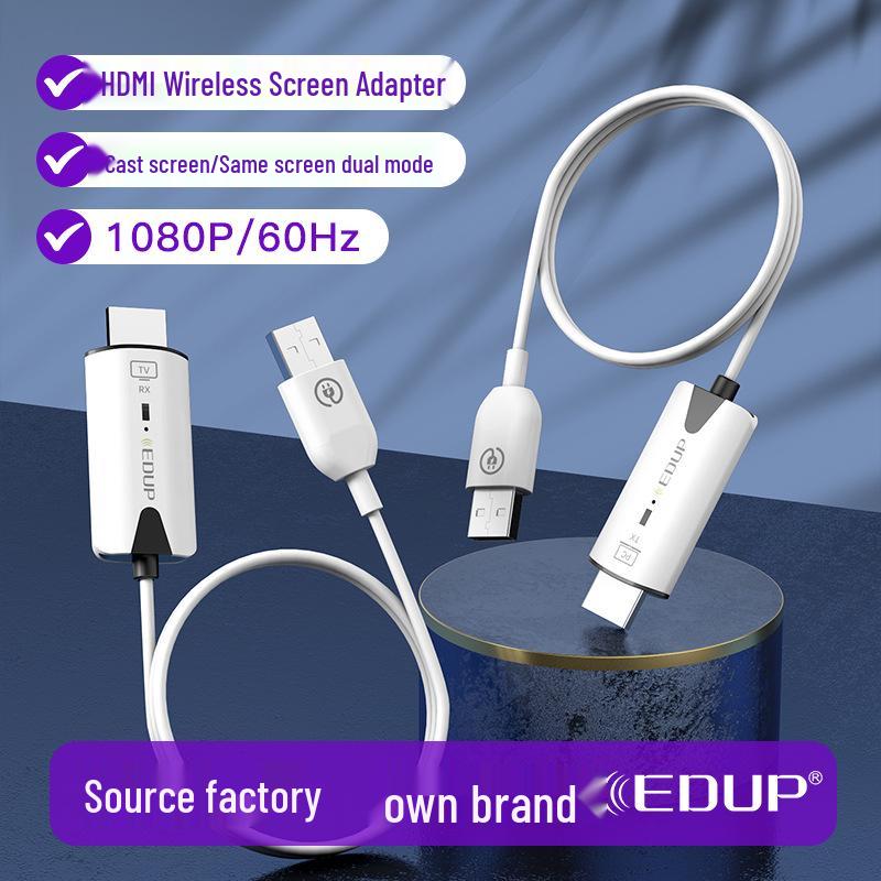

Wireless HDMI Extender for Screen Mirroring with Audio Sync – Plug & Play