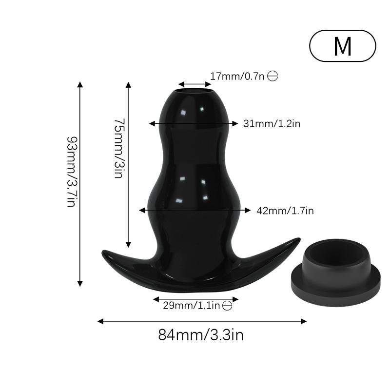5 Sizes Hollow Anal Plug/Dilator/Dildo Soft Speculum Prostate Massager Butt Plug Set Intimate/Enema Sex Toys For Women Men