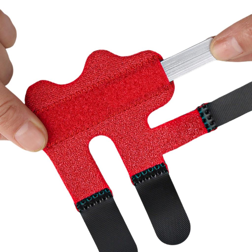 3Pcs Adjustable Finger Fixation Strap With Aluminum Strip Finger Fixing Band Straighten Brace Finger Splint Corrector Support