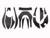 CUSTOM YOROI Custom Decals for 20 Tatula 19 Tatula and 23 Saltist Scratch Baitcasting Reel Customization SEAT.JP SVTW, TW, TW100, Protection, (Black,