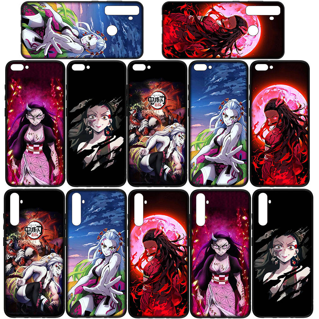 Cover for iPhone 17 16 15 Xiaomi Poco Redmi Note 14 13 12 11 Pro Max 9 16e Samsung Galaxy S25 S24 S23 OPPO Huawei Demon Slayer Daki Gyutaro Phone Case