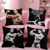 Arnold Schwarzenegger Bodybuilding Muscle Man Fitness Square Pillow Bedroom Sofa Leisure Comfort Cushion Home Decoration