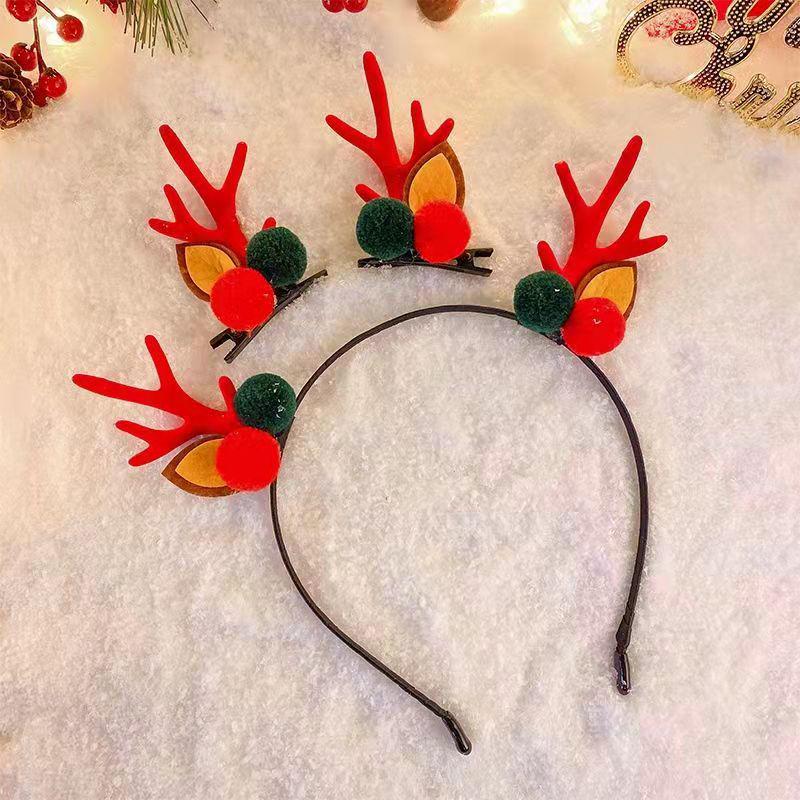 Christmas Antler Hair Clip: Cute Baby & Children’s Headband for Performance Props