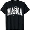 New Limited Mama Lightning Bolt Checkered Varsity Mom Women Mother's Day T-Shirt