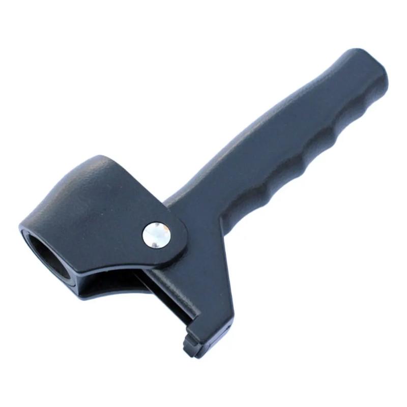 22mm Compatible Walking Stick Grip Anti-Skid Black Plastic Crutch Handle Replacement for Senior Daily Mobility Outdoor Activities