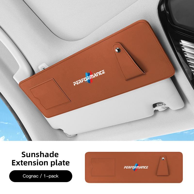 For BMW  LCV62026New Napa Leather Car Sunshade  Holder Valve Cap Decoration For BMW X1 X2 X3 X5 X4 X6 X7 iX3 F20 F10 F07 E70 E46 E90 E92 E60