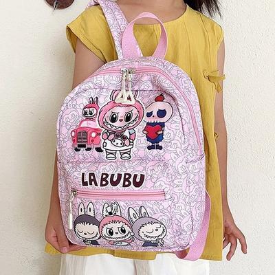 School Season Children's Schoolbag Cute Cartoon Kindergarten Backpack Boys and Girls Casual Flow Bag