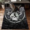 Raiders Football Legacy Printed Office Carpet Chair Cushion  Entryway Rug, Rugs for Living Room, Bedroom Christmas gifts