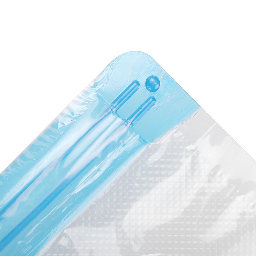 2Pcs Vacuum Storage Bag Space Saving Compressed Sealed Travel Bag with 3.5cm Thread Inlet