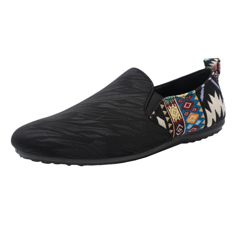 Fashion Fashion Leather Men Casual Outdoor Breathable Walking Lightweight Mens Loafers Lazy Shoes Driving Sneakers