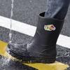Heren Kuitlaars Regenlaarzen Puur Zwart Vislaarzen Antislip Grote Maat 39-48 Waterdichte Rubber Schoenen Milieuvriendelijk