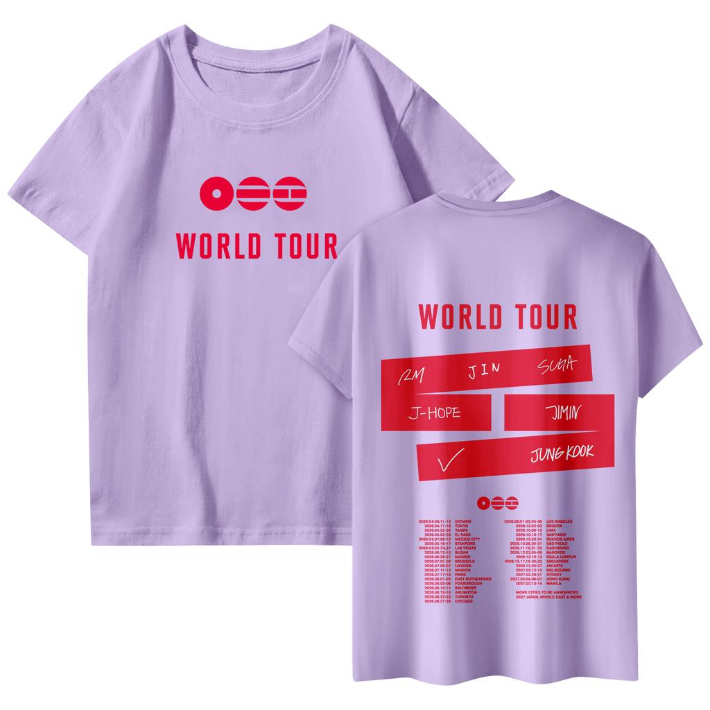 Modische Rundhals-Kurzarm-Arbeitskleidung bedruckte Oberteile für Kinder-Sommeroberteile