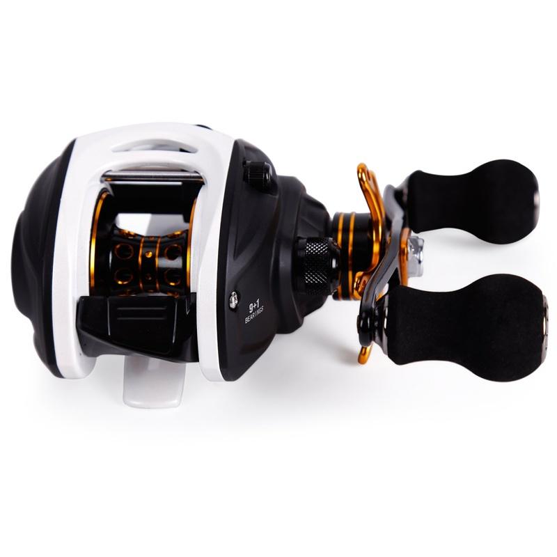Fishing Reel 9+1 BB Bass Fishing Reel Baitcasting Reel Magnetic Brake System Fishing Line Wheel