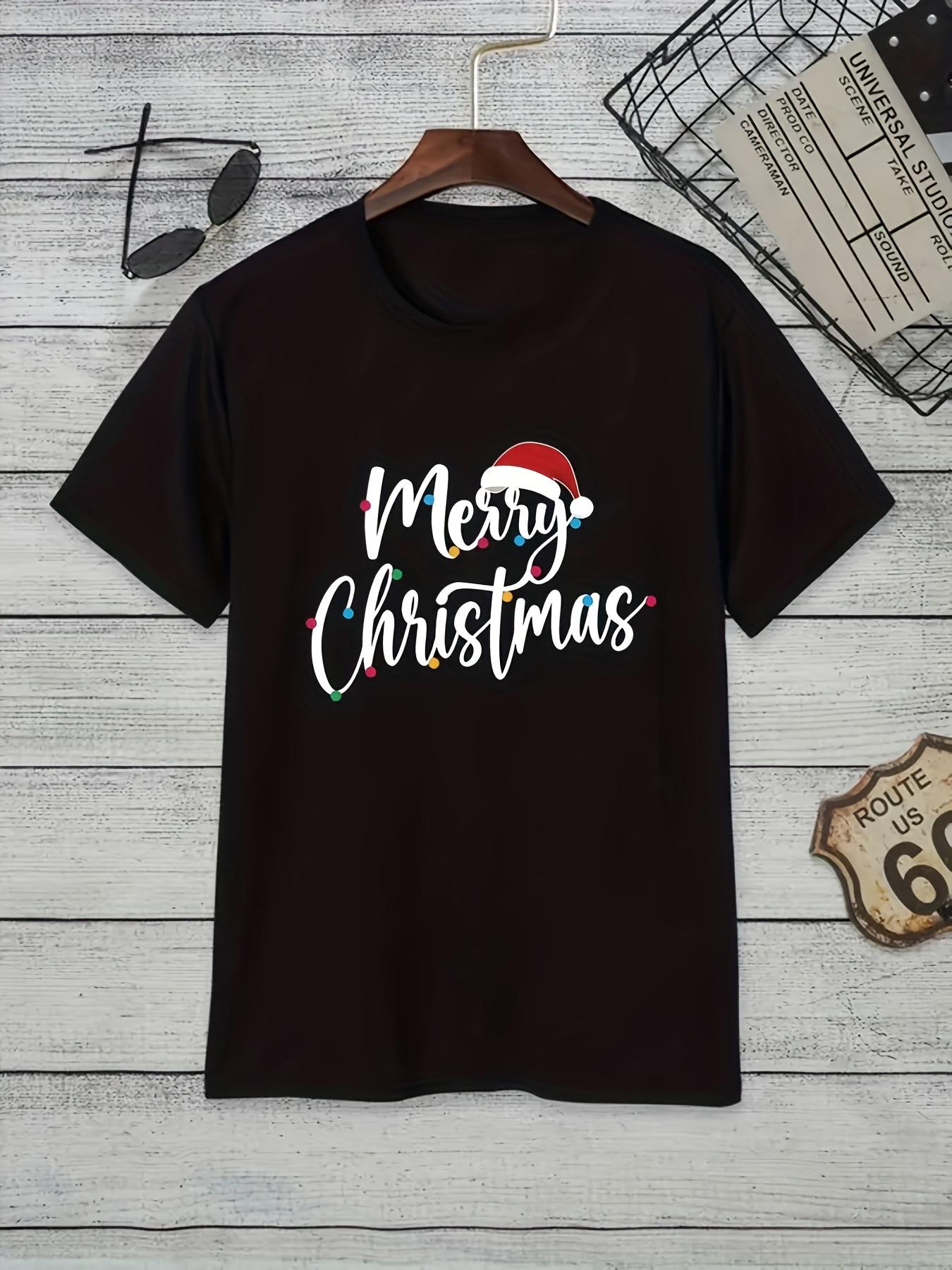 Top Pick Mens Christmas Casual Versatile Clothing Top S