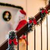 3/1 Stück Weihnachtsbaum-Band-Anstecker Weihnachtsbaumschmuck Hausparty Weihnachts-Girlande Deko Baumschmuck Grüner Stock Lametta Partyzubehör