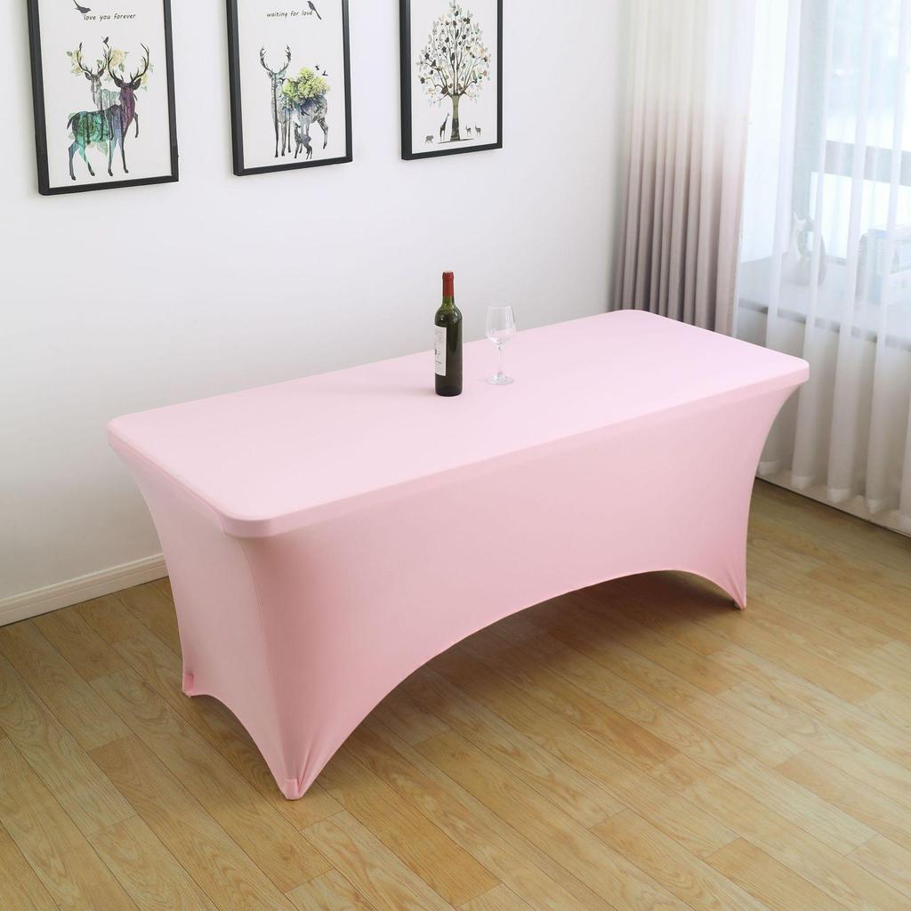 Elastic Cross-Border Stretch Tablecloth for Cocktail Bars, Counters, Banquets, and Outdoor Weddings.