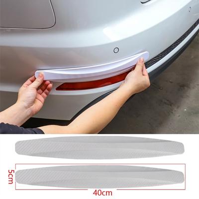 2pcs Car Bumper Protector Strip Guard Corner Protection Strip Scratch Protector Crash Blade Anti-collision Auto Styling