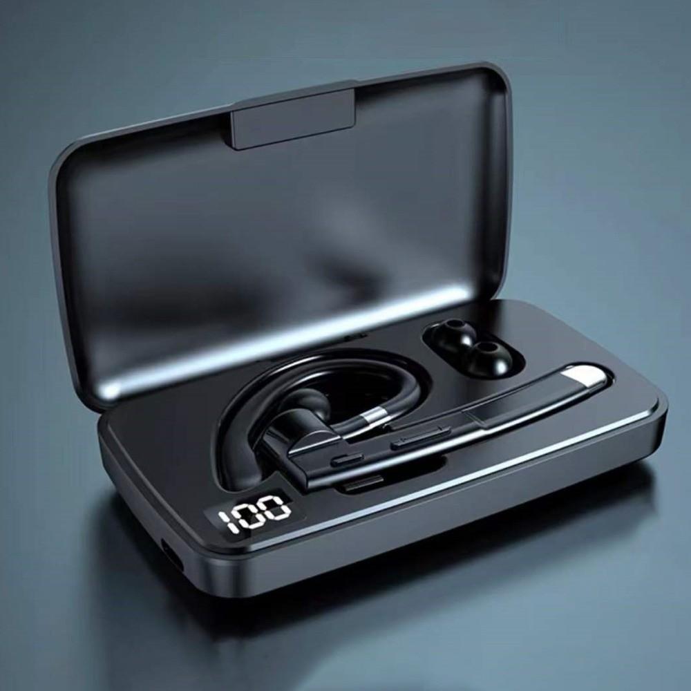 Screen Display Bluetooth Earphone Hanging Ear Wireless Headphones Business Headset  Sports