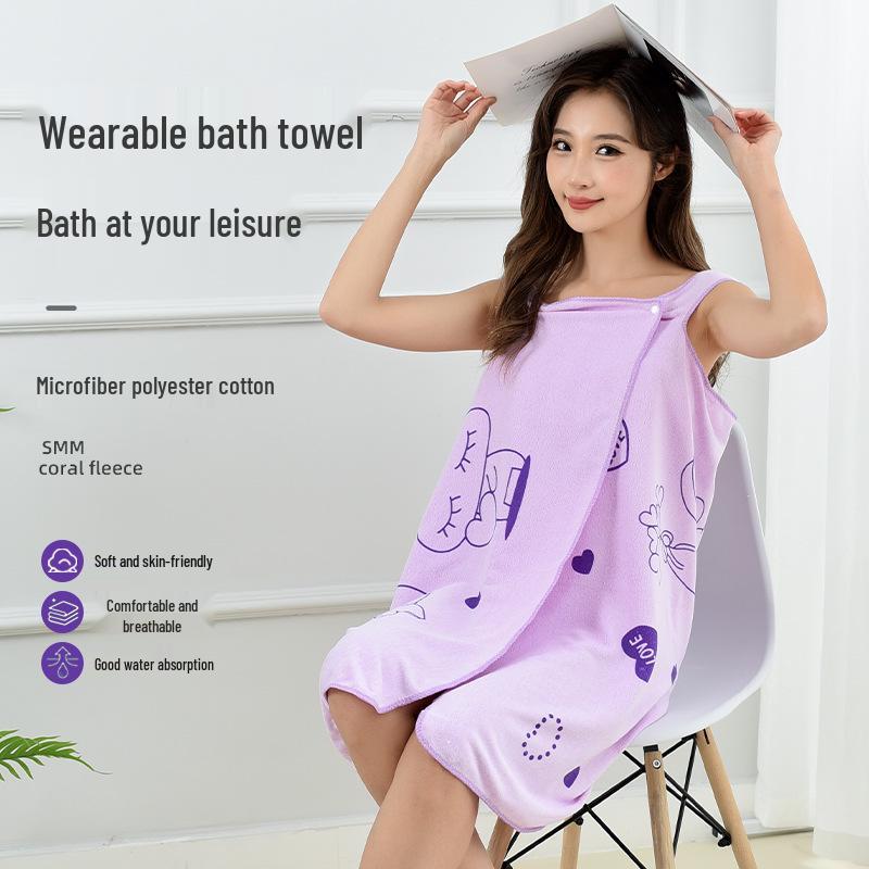 Hautfreundliches Tragbares Saugfähiges Badetuch - Polyester-Baumwollmischung