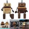 Car Aromatherapy Shaking Wooden Man Figurine Handmade Car Ornaments Action Figure Car Accessories Car Ornaments Creative Gifts