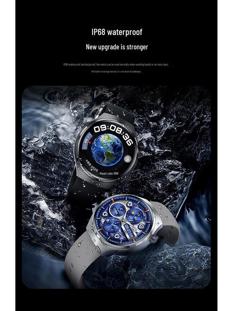 Gt4PRO Waterproof Smartwatch with Bluetooth Calling & Voice Assistant