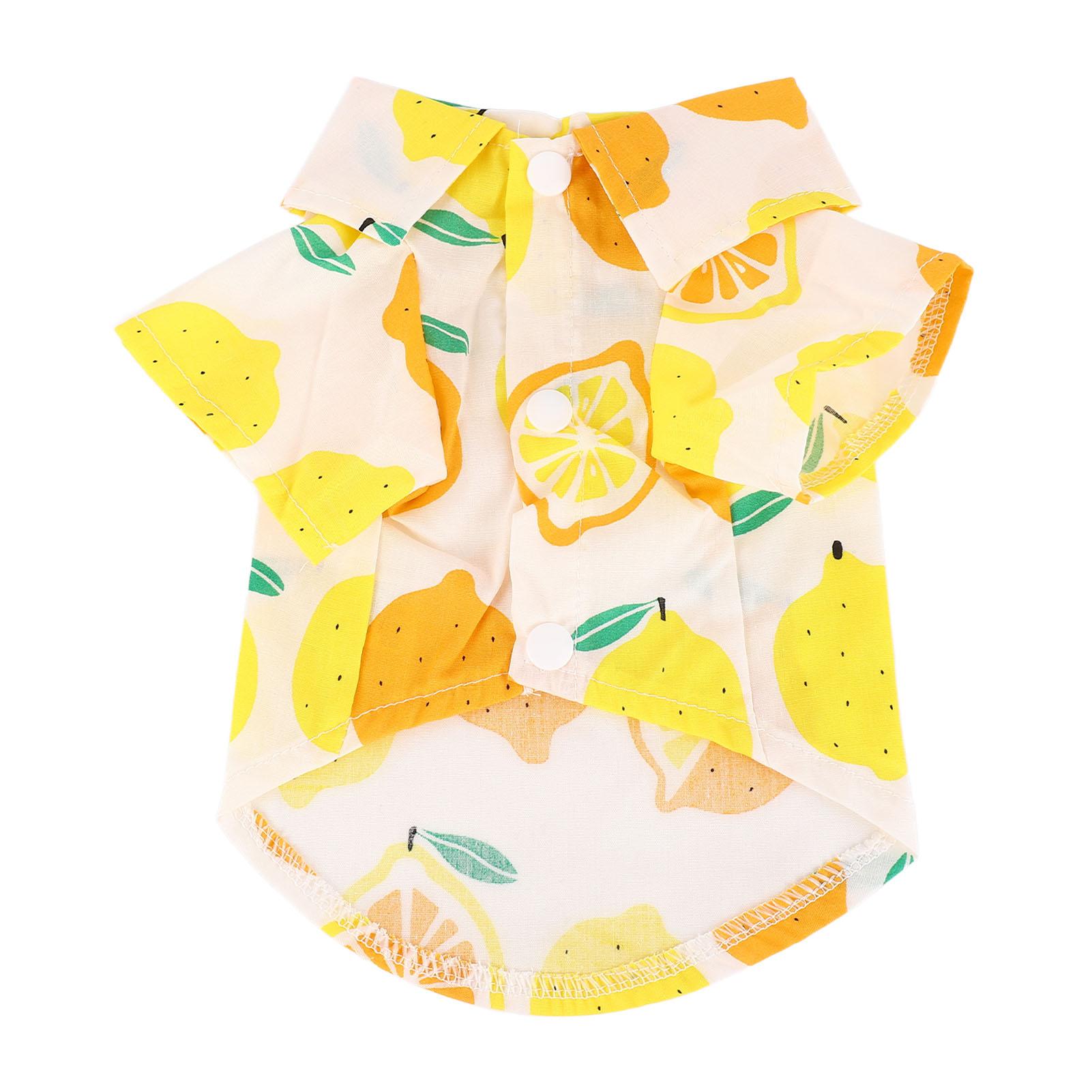 

Dog Shirt Skin Friendly Breathable Fashion Washable Pet Clothing for Spring Summer XZCS18 Green XZCS17 Lemon Yellow