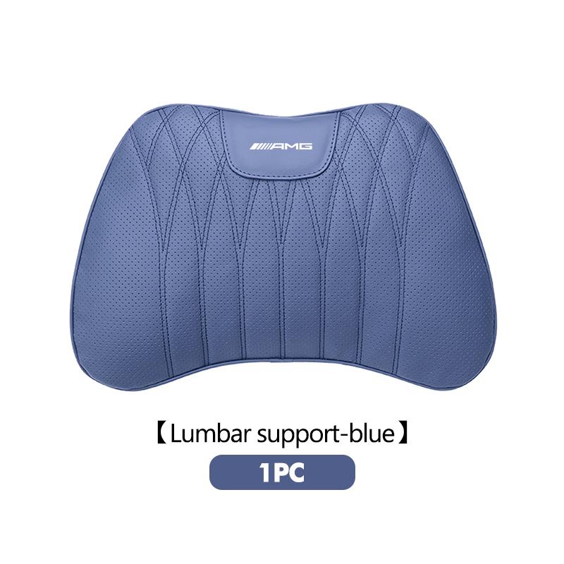 Car Universal Headrest Lumbar Cushion Back Comfort Neck Pillow For Mercedes Benz AMG C180 C300 W124 W176 W177 C200 C260 GLC CLE BF1