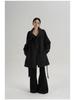 SRYS AME Women's Elegant Mid-Length Stand-Up Collar Wool Coat – Autumn/Winter