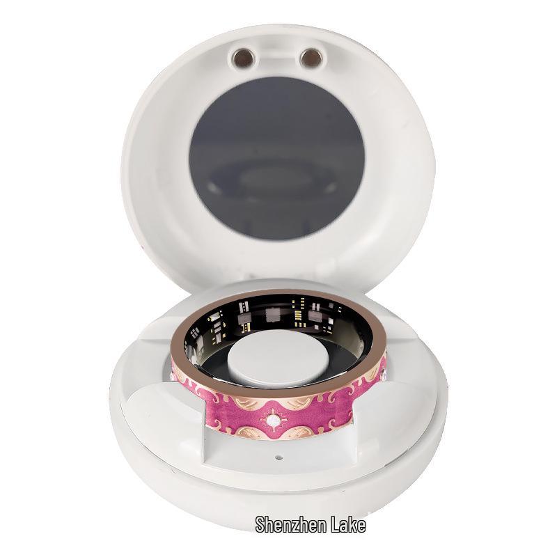 Wasserdichter Bluetooth Smart Ring: Herzfrequenz, Blutsauerstoff, Schlafüberwachung, Emaille-Farbe, Sport-Schrittzähler, Partner-Stil