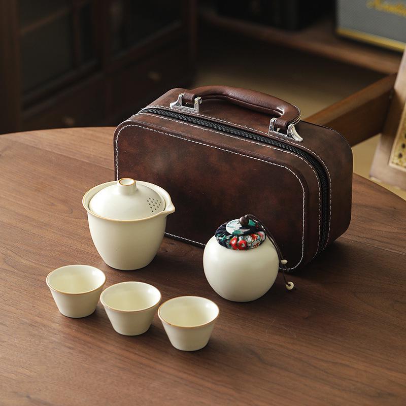 High-End Business Souvenir Tea Set: On-the-Go Gift for Clients & Friends