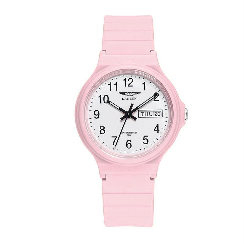 Test Watch Female Straight-A Student Junior High School Junior High School Student Female High Value Fashion Luminous Calendar Quartz Watch