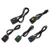 LED Backlit Motorcycle Toggle Switches Weather Resistant Plastic Quick Installation for Most Motorbikes And Scooters